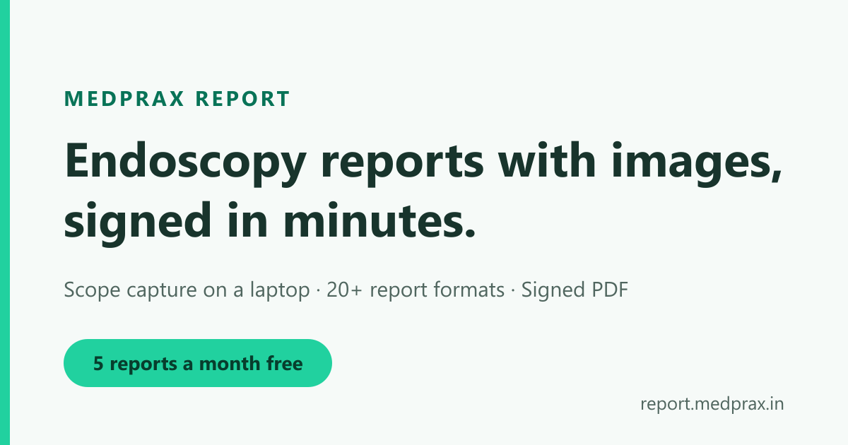Upper GI Endoscopy Report Template (Free) – Sections & Sample Findings ...